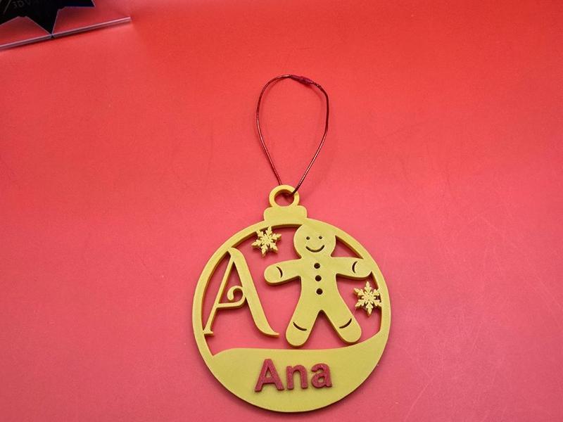 Ornament letter A change name on Bambu studio