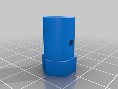 Wheel hub - 12mm hex to 5mm
