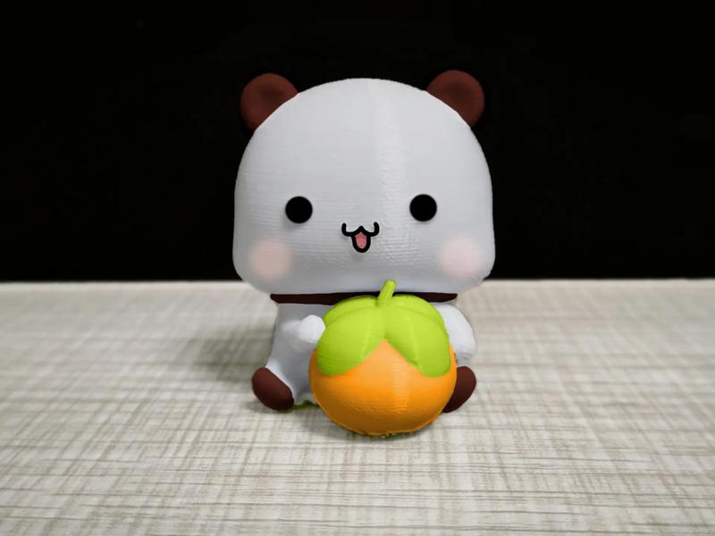 Couple Bear Series - Persimmon Ruyi Yi Er