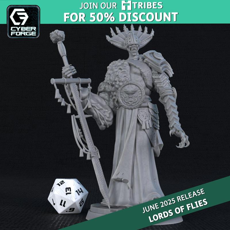 Ullcer Lord - Lords of Flies - Cyber Forge Miniatures July 2025