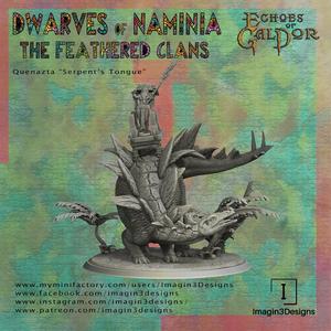 The Serpent-Blood Priestesses: Dwarven Blood Magic Riders of the Stegosaurus (Set of 3)