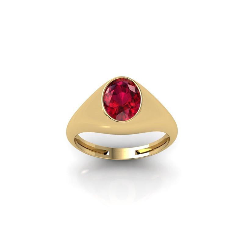 Ruby Mens Diamond Ring