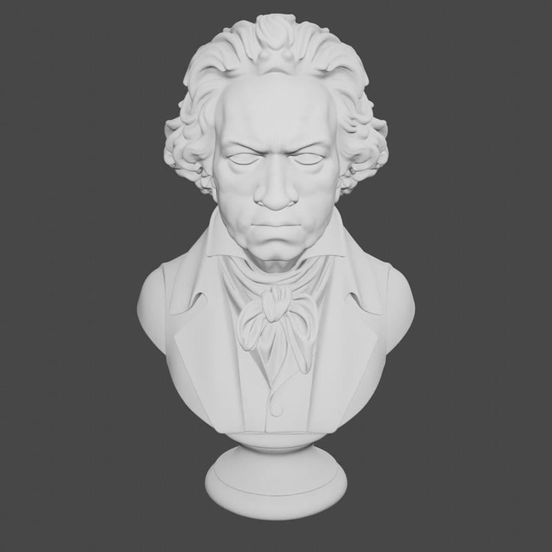 Ludwig van Beethoven Bust German Composer Classical Music
