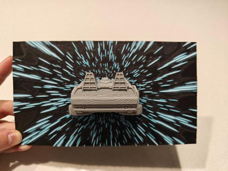Hueforge Hybrid Print - Travel in Time - Back to the Future - Ritorno al futuro