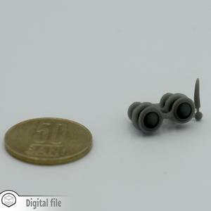 1:12 miniature Vintage binocle