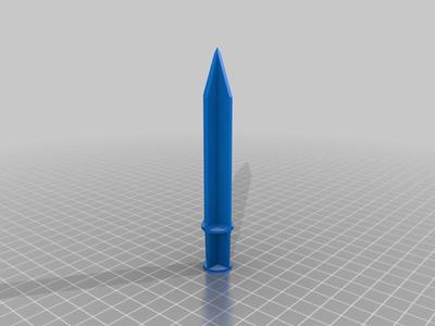 Peace Stakes - 1/2" stake and end cap for xmas rgb peace stakes
