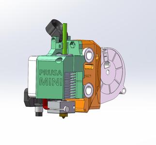 E3Dv6 hotend mounting for prusa mini