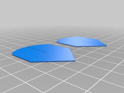 Dart flights template