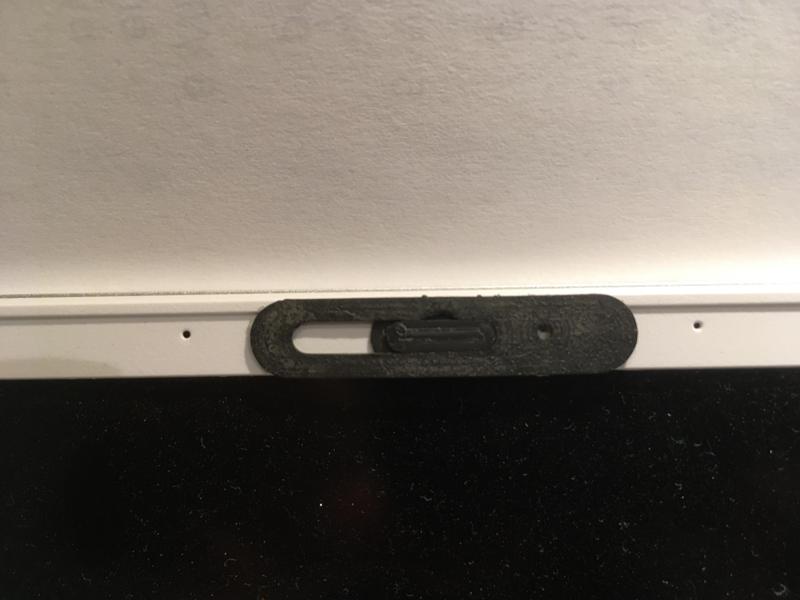 Dell Inspiron 5490 sliding camera cover