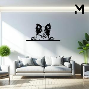 Wall silhouette - Border collie - Hang
