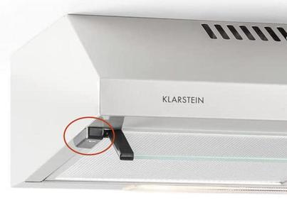 Klarstein Purista Aufhängung für Glasscheibe