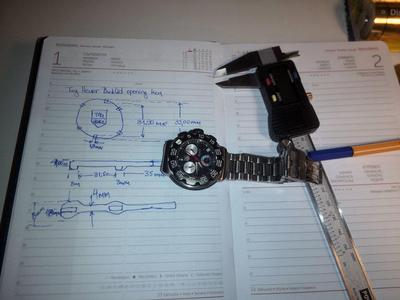 Tag Heuer Watch back lid key
