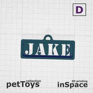 Pet - Dog - Tag - Jake - Classic - Customized -