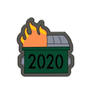 Dumpster Fire Cookie Cutter (3 Sizes)