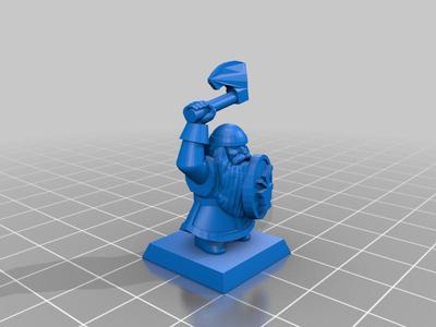 Dwarf warrior (skullpass style)