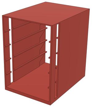 Enclosure for Five 3.5" HDDs With Handle Support