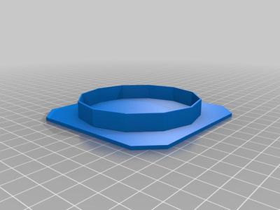 Lithophane Box - Bottom Plate for LED