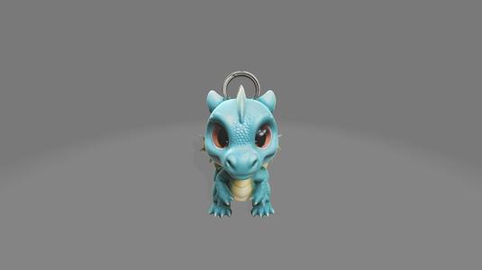 CUTE BABY DRAGON KEYCHAIN