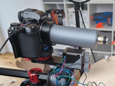Motorized Camera Rail for Macro Photography