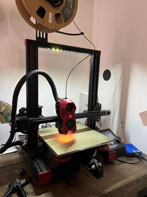 Ender 3 Stealthburner mount (MGN12 linear rail)