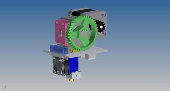 Quick release Extruder - X carriage - E3D V6