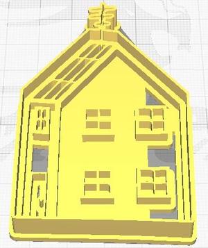 peppa pig house cookie cutter