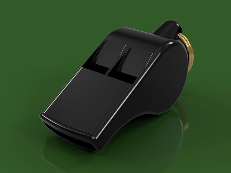 Referee Coach Whistle with 3 chambers