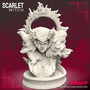Wicked Marvel Scarlet Witch Bust: STLs ready for printing