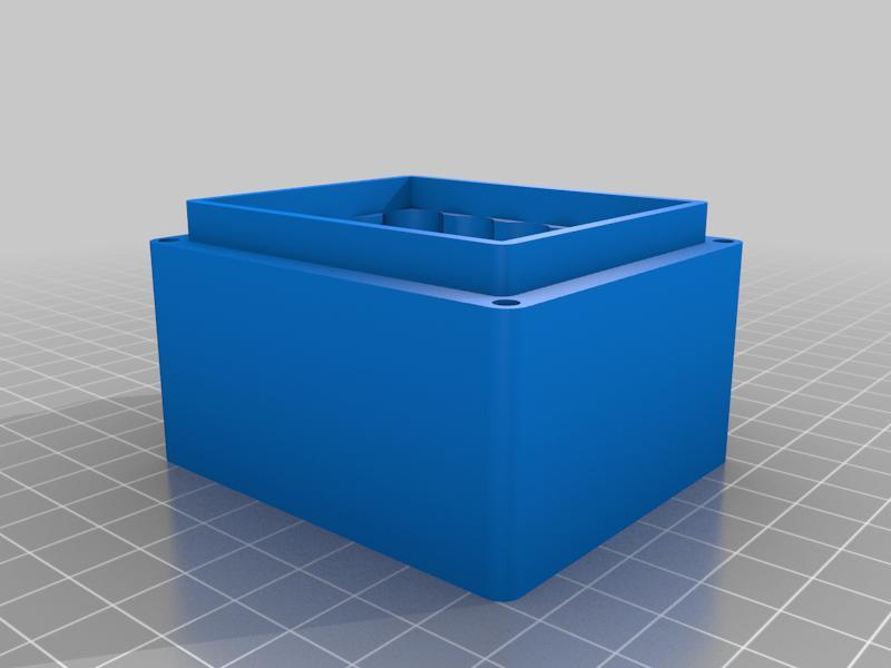 Battery case with magnetic closure (20 batteries AA and AAA)