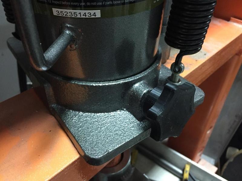 Bottle Jack Pressure Release Knob