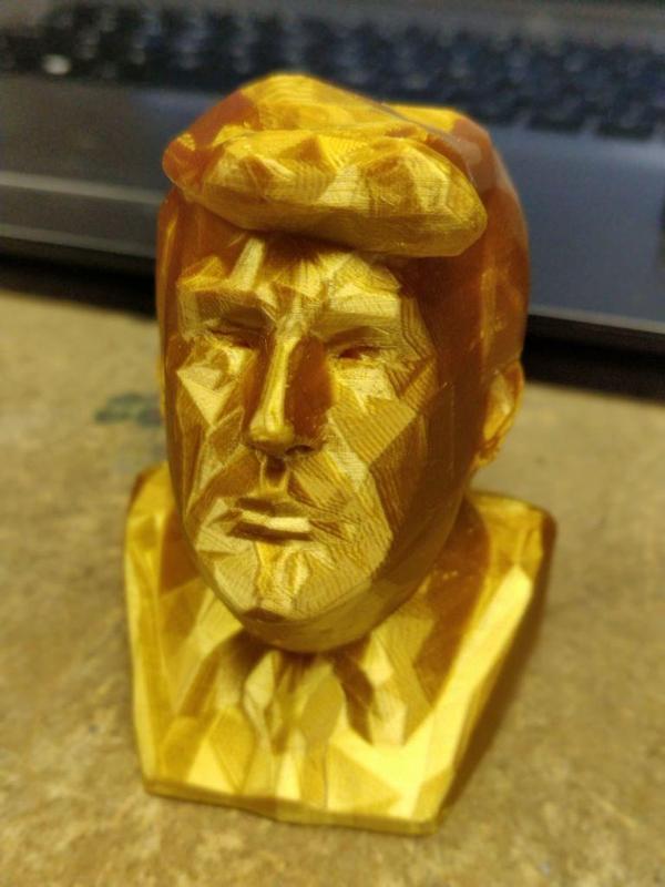 Donald J. Trump Bust (Fixed Base) 