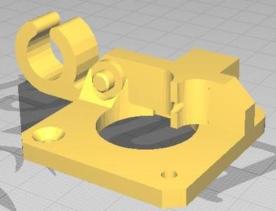 Ender 3 (Pro) TPU/Flex ExtruderFix v2 w cable holder