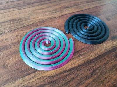 Spiral coaster