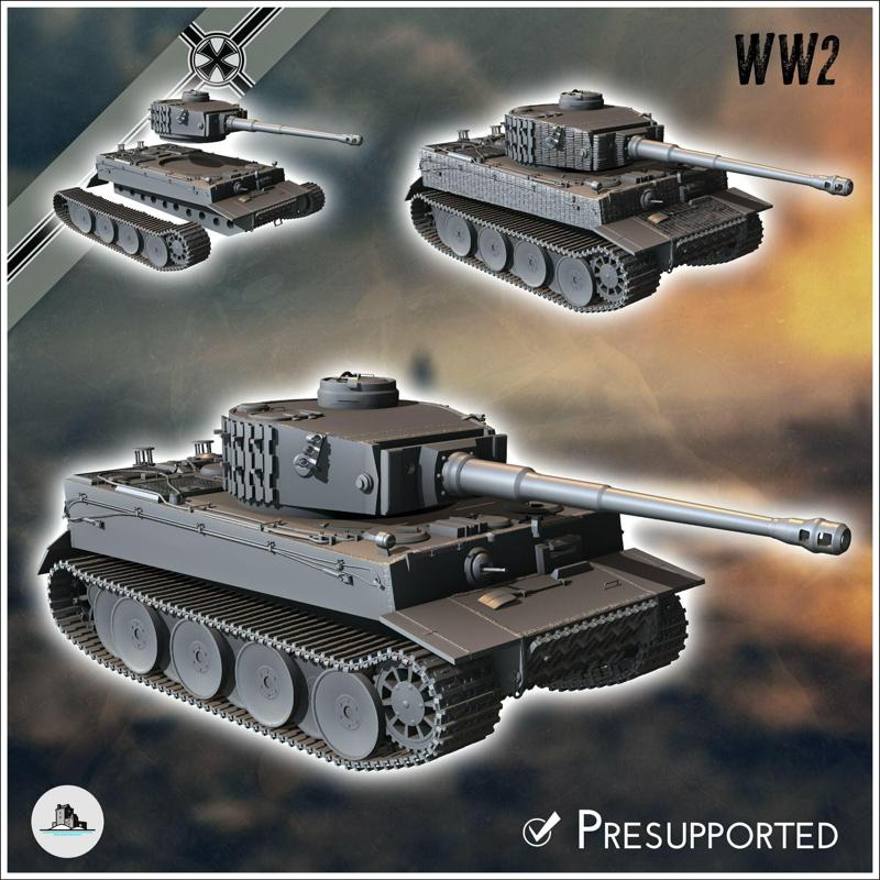 Panzer VI Tiger Ausf. E 1942 (early) - Germany Eastern Western Front Normandy Stalingrad Berlin Bulge WWII
