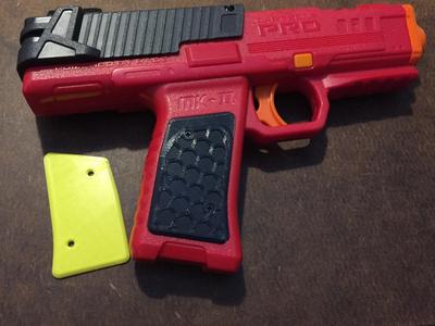 Dart Zone Pro MK2 Grip Panel Template Hex