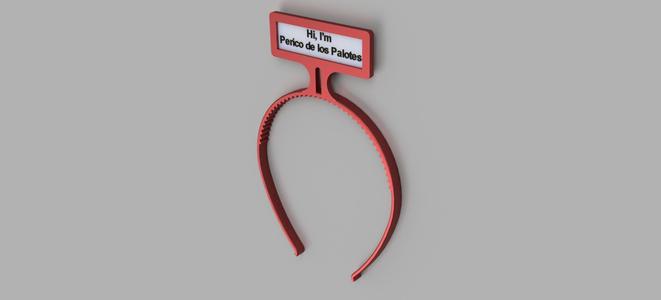 Name Tag Headband