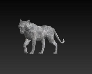 Tiger L29 - Low Poly - Excellent Design - Decor