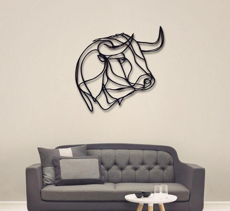 Buffalo Bull Wall Decor