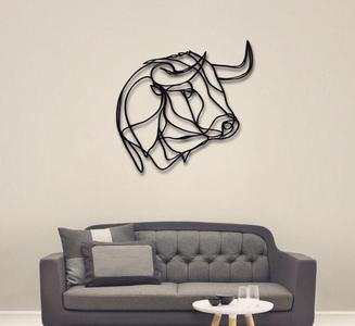 Buffalo Bull Wall Decor
