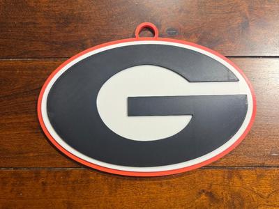 Georgia Bulldogs Oversized Necklace Logo