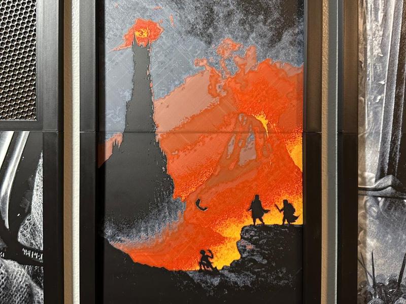 Frodo & Eye of Sauron Hueforge 2-piece