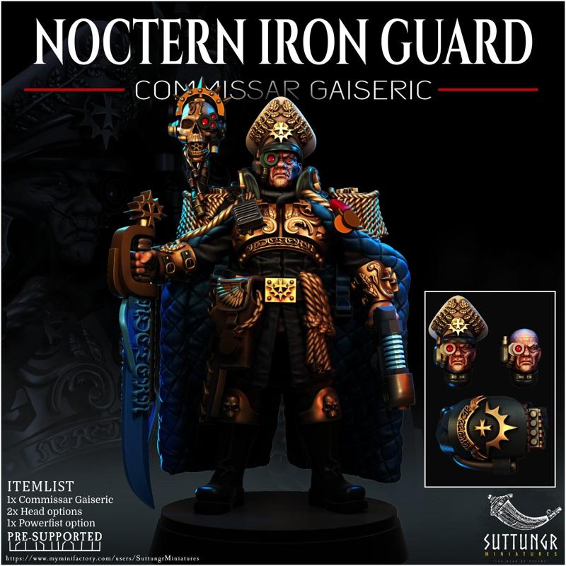 Noctern Iron Guard - Commissar Gaiseric