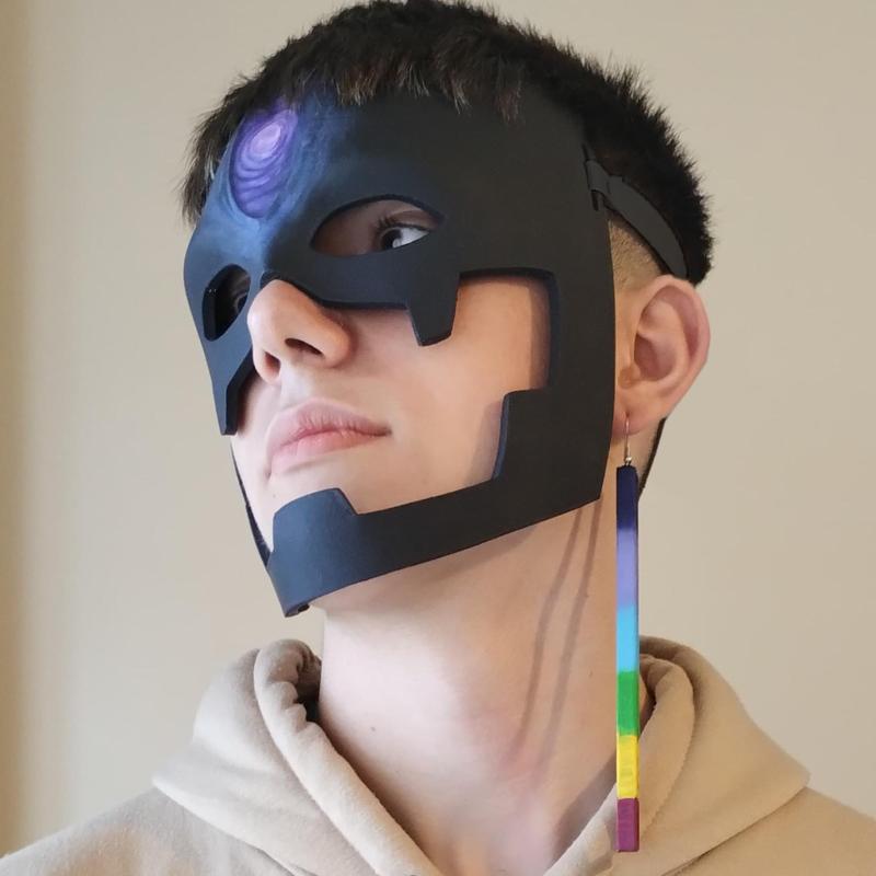 DAN DA DAN JIJI MASK - JIN ENJOJI EVIL EYE - COSPLAY