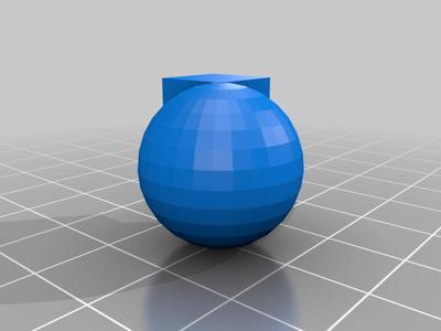 Sphere absorbed cube