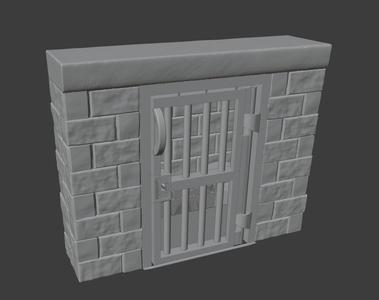Opening Prison Door Business Card Holder