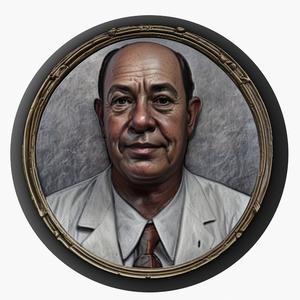 John von Neumann medallion pendant