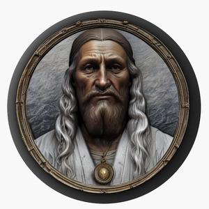 Leonardo da Vinci medallion pendant