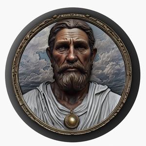 Protagoras medallion pendant