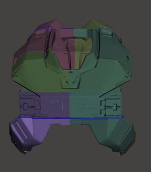 Halo Reach basic chest cut