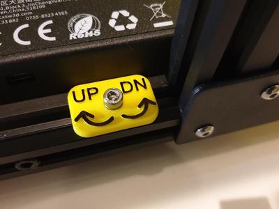 Up Down Bed Leveling Indicator